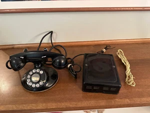 Klingelanlage 30er Jahre Western elektrisches Drehtelefon F1 mit Klingelbox - Bild 1 von 10