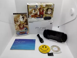 SONY PSP-3000 One Piece ROMANCE DAWN Limited EDITION Game Console Used MINT - Picture 1 of 17