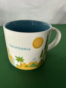 Taza de té café Starbucks You Are Here Across Globe 2015 California 14 oz - Imagen 1 de 10