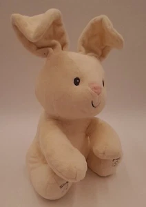 Gund Flora Animated Soft Cuddly Battery Operated Rabbit Plush Stuffed Bunny Baby - Picture 1 of 19