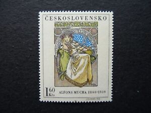 CZECHOSLOVAKIA. 1968 A MUCHA PAINTING ON STAMPS.  SG 1793