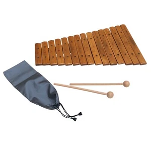 VINTAGE 1960 WOODEN XYLOPHONE - 16” C Major 2 Octave USSR Musical Instrument Toy - Picture 1 of 14