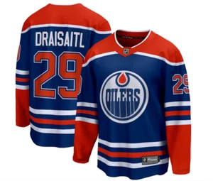 Men's Fanatics Leon Draisaitl Royal Edmonton Oilers Home Breakaway NHL Jersey - Picture 1 of 3