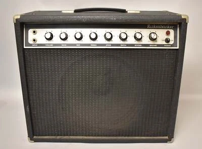 Amplificador combinado Rickenbacker TR25 1979 1x12 estado sólido negro Foto 1 de 4