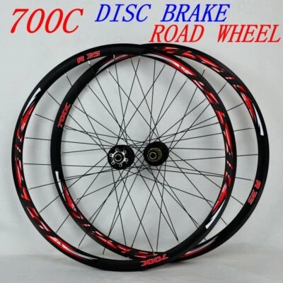 700C Racing Cross-country Road BIike Wheelset City Bicycle Wheels 30MM Depth - Image 1 of 4