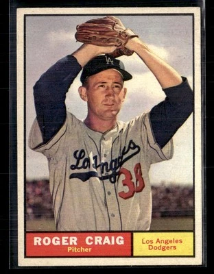1961 Topps #543 Roger Craig High # *Bonito* Foto 1 de 2