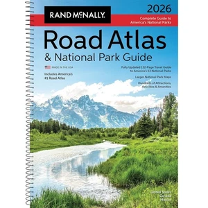 2026 Road Atlas & National Park Guide by Rand McNally (2025, Sheet Map, Folded) - Imagen 1 de 1