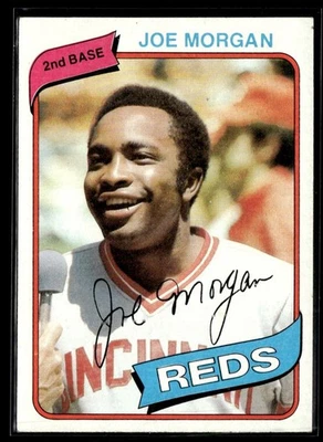 1980 Topps Joe Morgan Cincinnati Reds #650 - Image 1 of 2