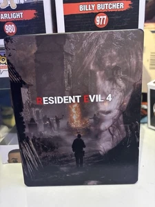 Custom Resident Evil 4 Steelbook with Ps4 OG game and Ps5 Remake - Picture 1 of 7
