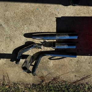 2001 2002 2003 Honda Shadow 750 Chrome Cobra Exhaust Muffler - Picture 1 of 7