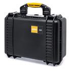 HPRC 2400 Hard Case for Blackmagic Pocket 6K Camera, Black with Yellow Handle