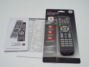 GE Pro Universal Remote Control 4 Devices