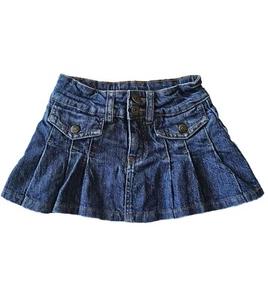 Thomas Cook Pleated Denim Skirt Girls Size 3 - Bild 1 von 6