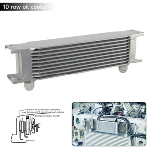 Universal 10 Row AN10 Engine Transmission 248mm Oil Cooler - Picture 1 of 9