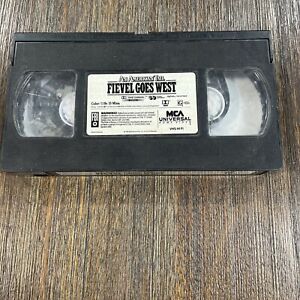 Fieval Goes West An American Tale VHS Tape Only