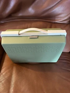 Vintage Grants Avocado Green Hair Dryer w/Bonnet and Nail Tool Works 1960s - Picture 1 of 17
