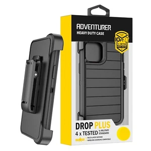 Adventurer iPhone SE 8 7 6S 11 12 Mini Pro Max Heavy Duty Case Shockproof Cover - Picture 1 of 35