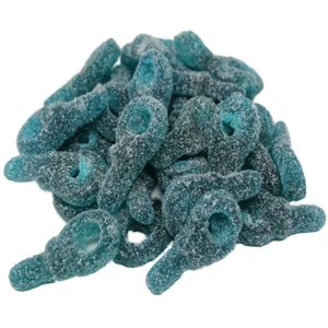 Fruchtgummi blaue Schlüssel mit saurem Zucker überzogen 800g - Bild 1 von 1