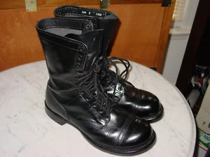 ¡Botas de campo Corcoran 1500 militares para hombre negras de salto de 10"! Talla 10,5 (ancho) - Imagen 1 de 16