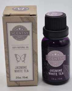 Scentsy Jasmine White Tea Natural Essential Oil Blend For Diffuser .5oz New - Picture 1 of 7