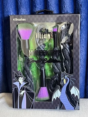 Juego de brochas de maquillaje maléficas villanos de Disney colección de 4 piezas Foto 1 de 4