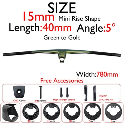 Встроенный руль горного велосипеда SYNCROS HIXON IC SL из углеродного волокна 28,6 мм - Изображение 1 из 4