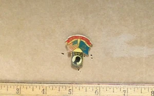 US Flag with Connecticut Flag POW*MIA Pin - Picture 1 of 3