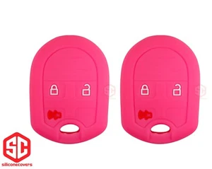 2x New KeyFob Remote Fobik Silicone Cover Fit / For Select Ford Lincoln Vehicles - Picture 1 of 2