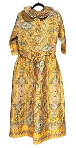 Vintage Pennys Loungewear Mujer Acolchado Paisley Pierna Ancha Mono Estilo - Imagen 1 de 14