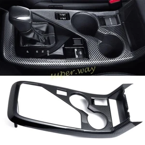 For 2024-2025 Subaru Crosstrek Impreza Carbon Fiber Gear Shift Panel Cover Trims - Picture 1 of 6