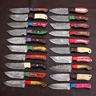 Lot Of 20 Everest Custom Handmade Damascus Steel Hunting Skinner Knife Ab-280