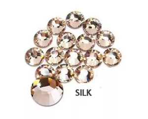 SWAROVSKI SS12 or 3.1 mm SILK Flat Back HOTFIX  Crystals  - 100 pieces - Picture 1 of 2