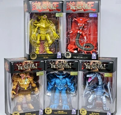 Yu-Gi-Oh! Conjuntos selados exclusivos de cartas Obelisco PhatMojo Series 1 Exodia Slifer Ra - Imagem 1 de 4