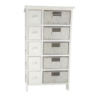 Versatile White Bedside Nightstand: Storage Cabinet, Side Cupboard & Shelf Unit