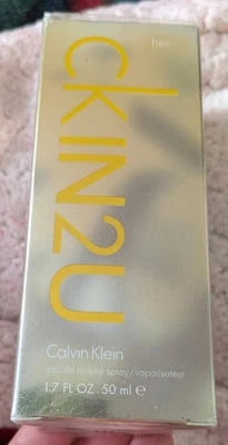 CKIN2U para mujer 1,7 OZ eau de parfum spray nuevo en caja lote sellado 7004 hecho en EE. UU. Calvin Klein Foto 1 de 4