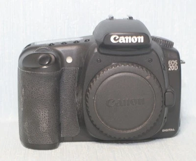 Canon EOS 20D 8.2 MP Digital SLR Camera - Black (Body Only) with a fault - Image 1 of 4