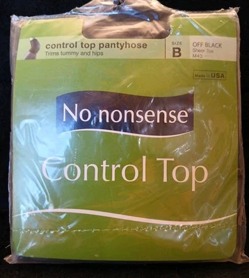Top de control No Nonsense Off negro talla B PUNTERA TRANSPARENTE Foto 1 de 2