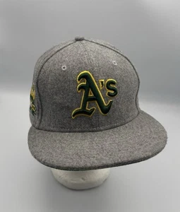 Baseball Hat MLB Oakland A's 59FIFTY 5950 New Era Cap, Gray Green Fitted 7 3/8 - Bild 1 von 15