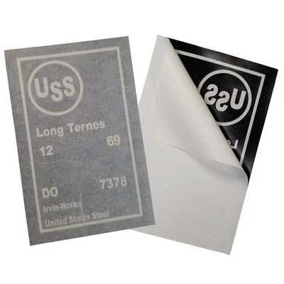 1969 USS Estados Unidos Acero Gas Tanque de Combustible Plantilla Logo Chrysler Mopar GM FORD Foto 1 de 4