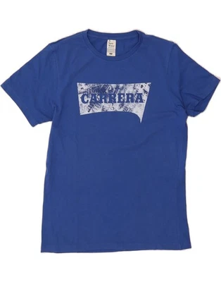Camiseta Top CARRERA Para Hombres Gráfico Mediano Azul Algodón DW28 Foto 1 de 3