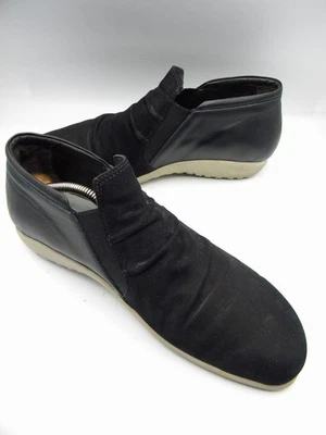 Botas sin cordones Chelsea Naot Terehu de cuero negro y nobuck para mujer talla EU 42/11 Foto 1 de 4