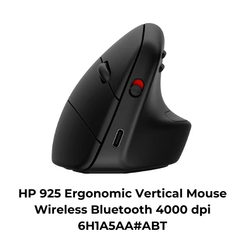 HP 925 Ergonomic Vertical Mouse Wireless Bluetooth 4000 dpi 6H1A5AA#ABT - Image 1 of 1