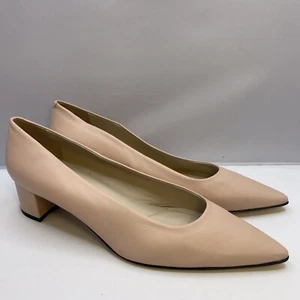 Amalfi by Rangoni Womens Nude Beige Dress Pumps Pointy Shoes Parmasoft SZ 11M - Picture 1 of 8