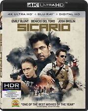 Sicario (4K UHD Blu-ray) Emily Blunt Benicio Del Toro Josh Brolin Victor Garber