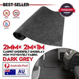 21.5ft² Underfelt Non Woven Felt Fabric Car Marine Recover Fight Mold Mildew UV - Picture 1 of 16
