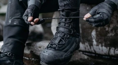 Zapatos de Pesca SHIMANO Rock Shore Botas Húmedas Drenaje de Agua Pin Fieltro FS-080U Negro 26 Foto 1 de 4