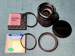 Contax Carl Zeiss Vario-Sonnar T* 35-135mm f/3.3-4.5 Lens JAPAN + Hood + Filter - Picture 1 of 21