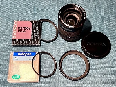 Contax Carl Zeiss Vario-Sonnar T* 35-135mm f/3.3-4.5 Lens JAPAN + Hood + Filter - Image 1 of 4