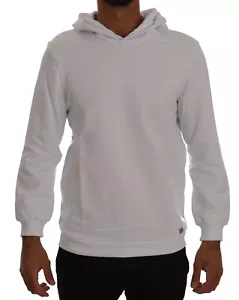 Daniele Alessandrini Pullover weiß Pullover Hodded Baumwolle Herren Gr. XL UVP $ 200 - Bild 1 von 8