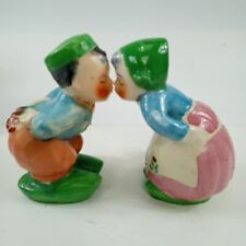 Vintage Kissing Dutch Boy and Girl Figurines,  Holland, Kitsch
